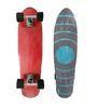Customized Plastic Penny Skateboard Red And White Penny Board