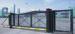 Aluminium Alloy Cantilever Automatic Sliding Gates With Mesh