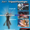 3 in 1 tripod flashlight