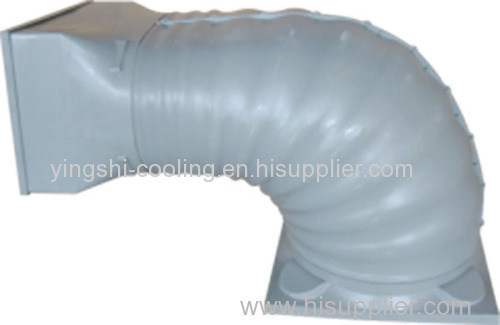 PP material circular plastic wind outlet duct
