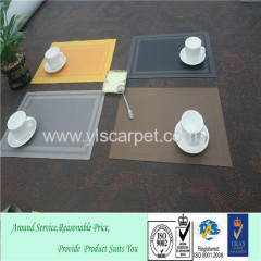 Washable oil-proof Bright color msh placemat for 2017