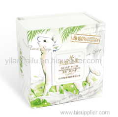 Goat milk moisturizing Baby soap (single gift box decorated)show