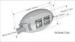 SMD 4100k Outdoor Highway Solar Powered Street Lamp , 50w LED Street Light