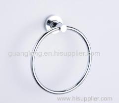 brass towel ring chrome