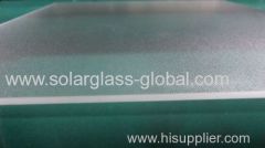 3.2mm Low iron ultra white self cleaning solar glass