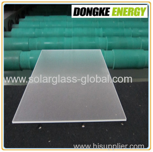 Solar water thermal collector glass 3.2mm double AR coating