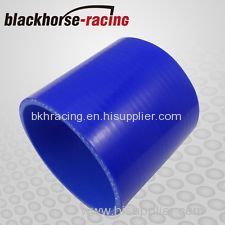 Blue 3" 76mm Straight Silicone Coupler Silicone Hose Pipe Silicone Intercooler Hose