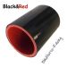 Black&Red 2" 51mm Straight Silicone Coupler Silicone Hose Pipe Silicone Intercooler Hose
