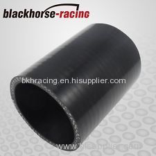 Black 5" 127mm Straight Silicone Coupler Silicone Hose Pipe Silicone Intercooler Hose