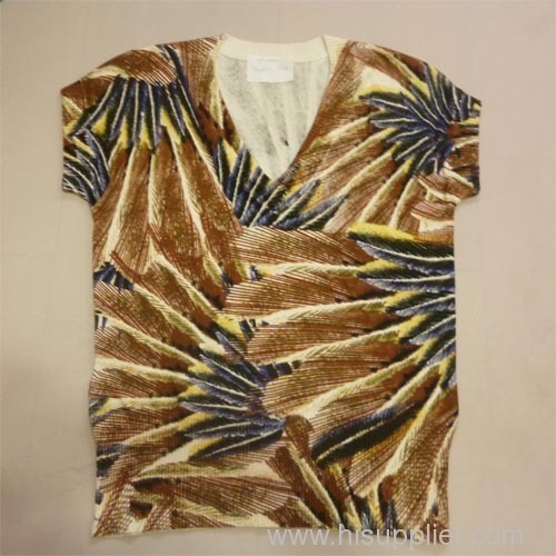 Women's Casual V Neck T-shirts