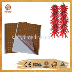 Kangdi OEM heat therapy porous chili plaster for rheumatism