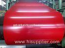 Customized Red or Blue Color Prepainted Galvanized Steel Coil For workshop , door