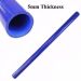 Black 1" 25mm 1m Length Straight Silicone Hose Coupler Turbo Intercooler