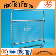 fixed feet Galvanized security steel road pedestrian barrier