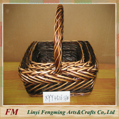 UnFolding Wicker Flower Shaped Fruit Basket for Sale