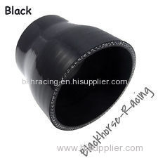 Black 2-1/2" to 2" 63mm to 51mm Silicone Straight Reducer Silicone Hose Turbo Intercooler Pipe Turbo Air Intake Hose