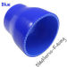 Blue 4" to 3" 102mm to 76mm Silicone Straight Reducer Silicone Hose Turbo Intercooler Pipe Turbo Air Intake Hose