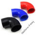 Red 2" 51mm 90 Degree Elbow Silicone Hose Pipe Turbo Intake Silicone Hose