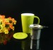 ceramic stoneware tea mug with SS infuser