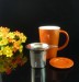 ceramic stoneware tea mug with SS infuser