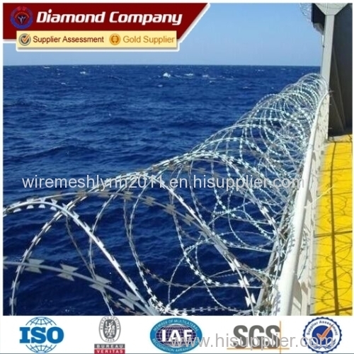 Cross Type Razor Barbed Wire Coil