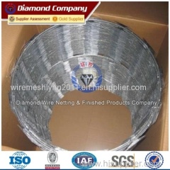 Factory Supply Directly Low Price Hot-dipped Galvanized Steel Wire Razor Blade Barbed Wire