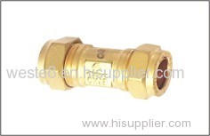 Brass Spring Check Valve With Compression End