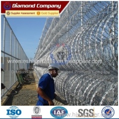 Factory Supply Directly Low Price Hot-dipped Galvanized Steel Wire Razor Blade Barbed Wire