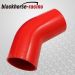 1-1/2" to 1-1/4" Red 45 degree Reducer Elbows Silicone Hose 38mm to 32mm