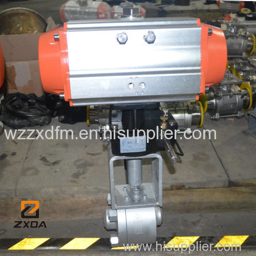 high pressure welded ball valves with pneumatic actuator