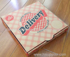 Customized Corrugated Delivery Pizza Boxes