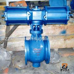 Pneumatic Eccentric V-Type Ball Valve pneumatic On-off ball valve