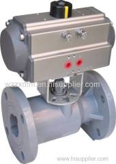 PVC pneumatic ball valve chemical resistant ball valve Double Union Ball Valves