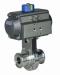 sanitary pneumatic butterfly valve 316L clamp type butterfly valve