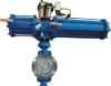 pneumatic metal seat Butterfly Valve wafered butterlfy valves