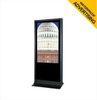 Stand Alone Outdoor LCD Advertising Display , Subway / Airport / Bank Digital Signage