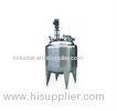 Heating Mix Stainless Steel Mixing Tank With manhole , sight glass