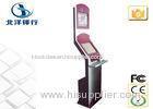 Bluetooth / WiFi Magnetic Card Reader Interactive Screen Kiosk And Display