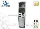 Wireless Dual Screen Kiosk LCD Advertising Player With Printer / keyboard / Scanner