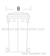 plastic dustbin(240L)/trash bin/waste bin/trash can/garbage bin/ garbage can