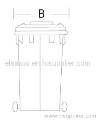 plastic dustbin(120L)/trash bin/waste bin/trash can/garbage bin/ garbage can