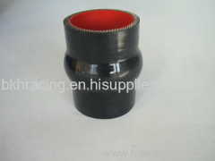 Black 1-3/8" 35mm Straight Hump Silicone Hose Turbo Pipe