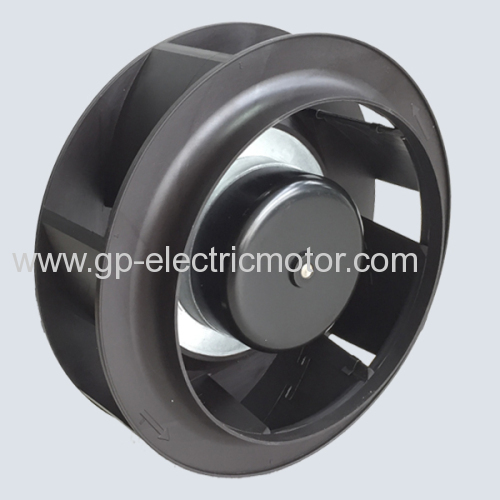 Air Industrial Roof Ventilation OEM EC Centrifugal Fan Pressure Single Inlet Impeller