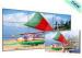 46" LED HDMI Video Wall Samsung Panel , 700NITS Free Standing TV Wall Display