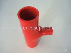 45mm 1-3/4" Flexible Red Silicone T Hose New Design T Shape Rubber Pipe