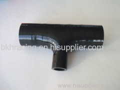 60mm 2-3/8" Flexible Black Silicone T Hose New Design T Shape Rubber Pipe