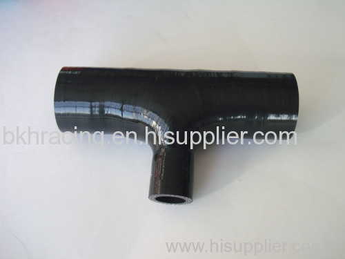 48mm 1-7/8" Flexible Black Silicone T Hose New Design T Shape Rubber Pipe