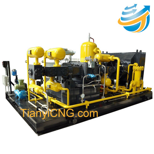 CNG compressor for refueling station
