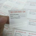 Blank White Square Security Calibration Labels for Tamper Evident