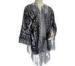 Customized lady's Nylon or silk beautiful burnout velvet shawl for winter